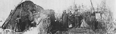 Old time photo of Paiute Family